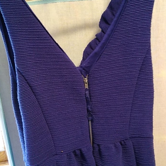 New Anthropology purple tank dress - Picture 6 of 8